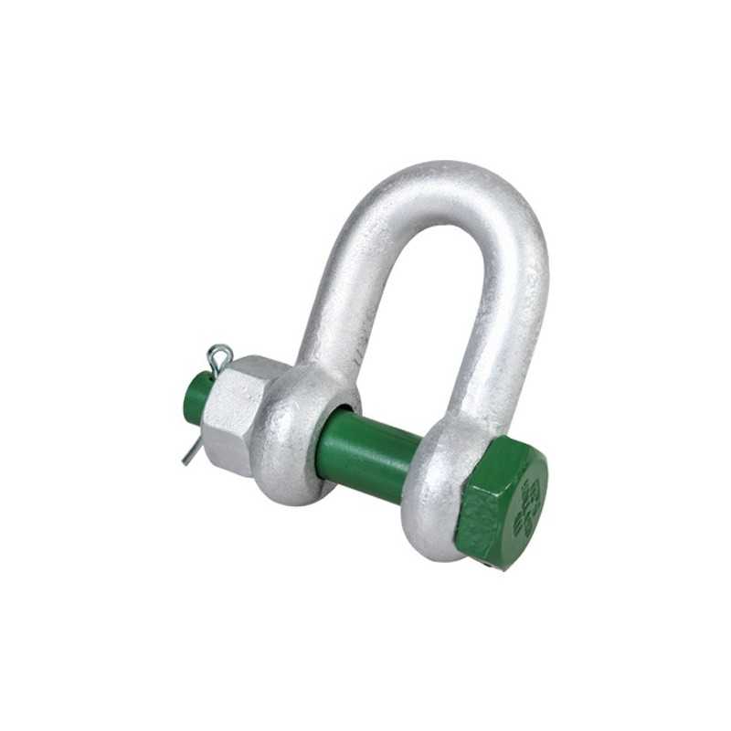 Green Pin G-4153 Schäkel gerade mit Mutter und Splint