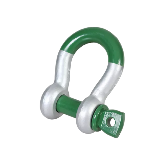 Green Pin G-5261 Schäkel geschweift mit Schraubbolzen, leichtgewicht