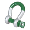 Green Pin G-5261 Schäkel geschweift mit Schraubbolzen, leichtgewicht