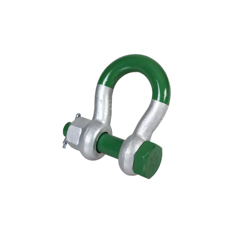 Green Pin G-5263 Schäkel geschweift mit Mutter und Splint, leichtgewicht